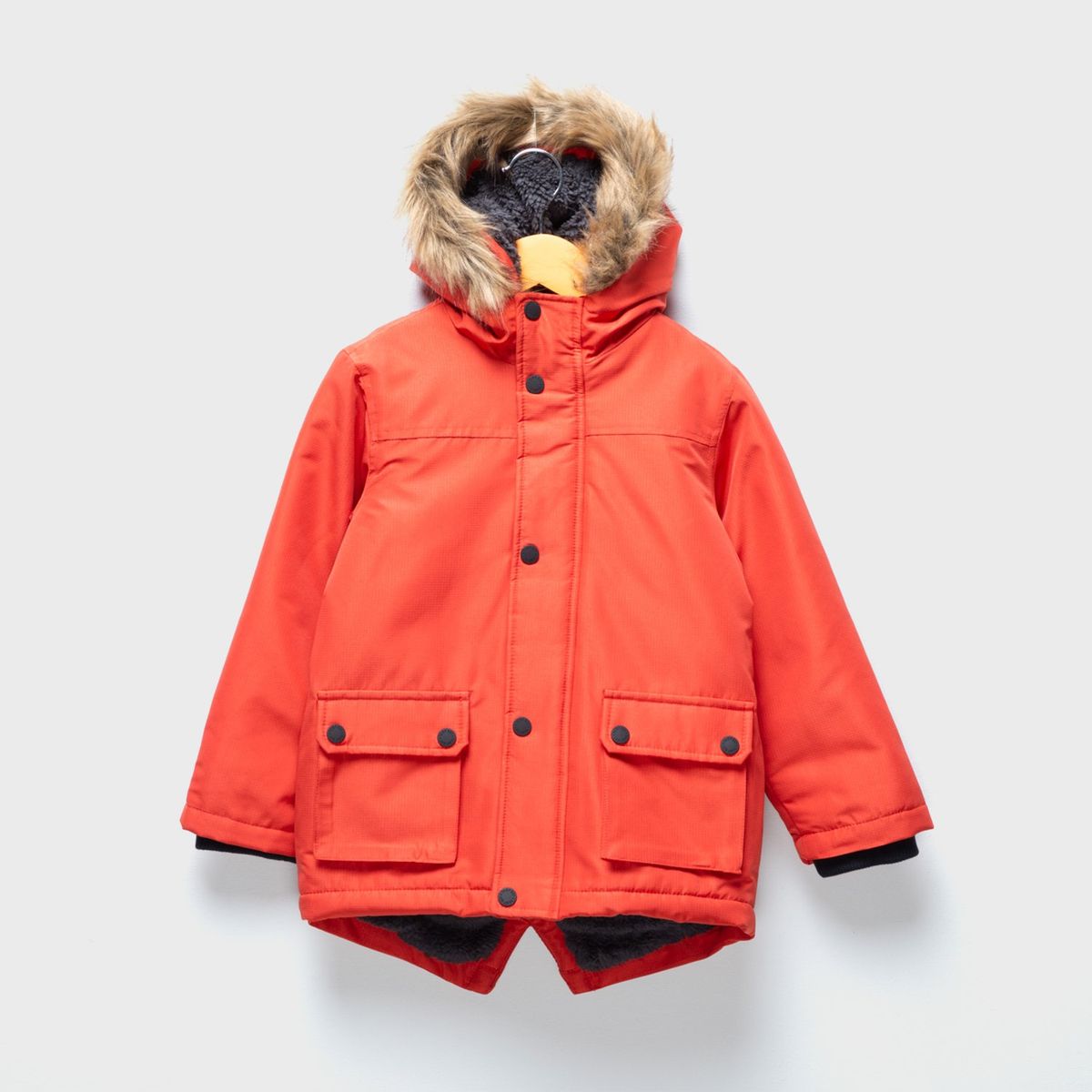 YAMP - Parka Yamp Con Capucha Y Forro Peludo Niño