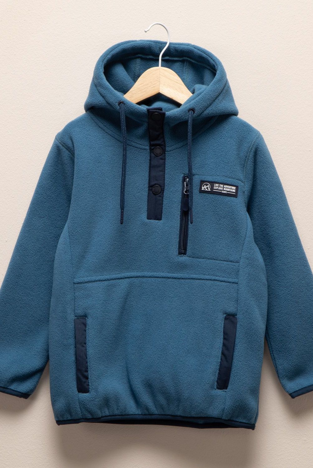 YAMP - Polerón Polar Niño Yamp Estampado Con Capucha