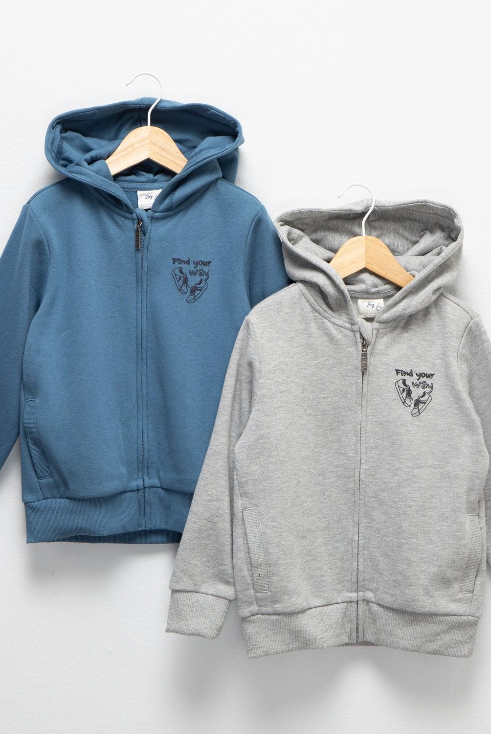 YAMP - Set de 2 Polerones Niño Yamp Polialgodón Afranelados