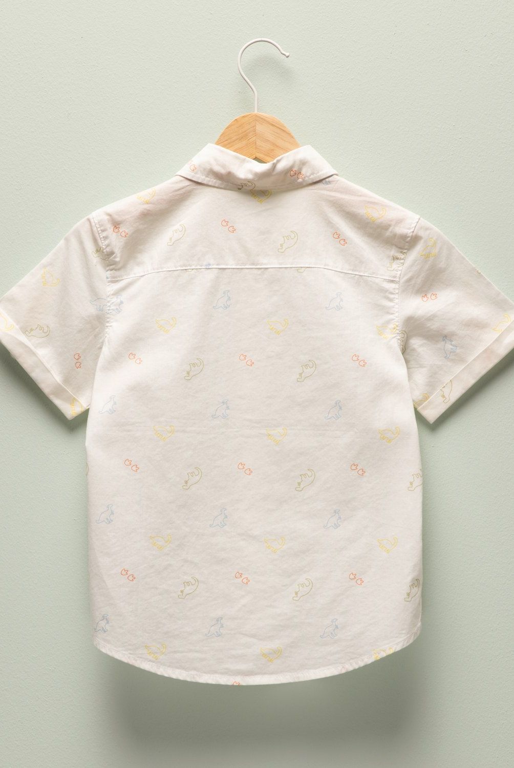 YAMP - Camisa Yamp Estampada Manga Corta Algodón Niño