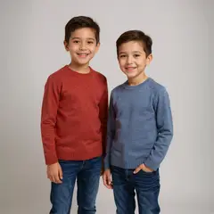 YAMP - Pack de 2 Sweaters Acrílico Niño Cuello Redondo