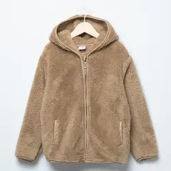 YAMP - Polerón Peludo Con Capucha Niño