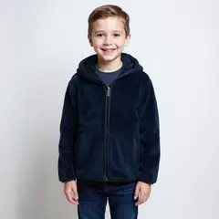 YAMP - Polerón Peludo Con Capucha Niño