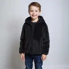 YAMP - Polerón Peludo Con Capucha Niño