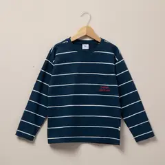YAMP - Polera Rayada Manga Larga Algodón Niño