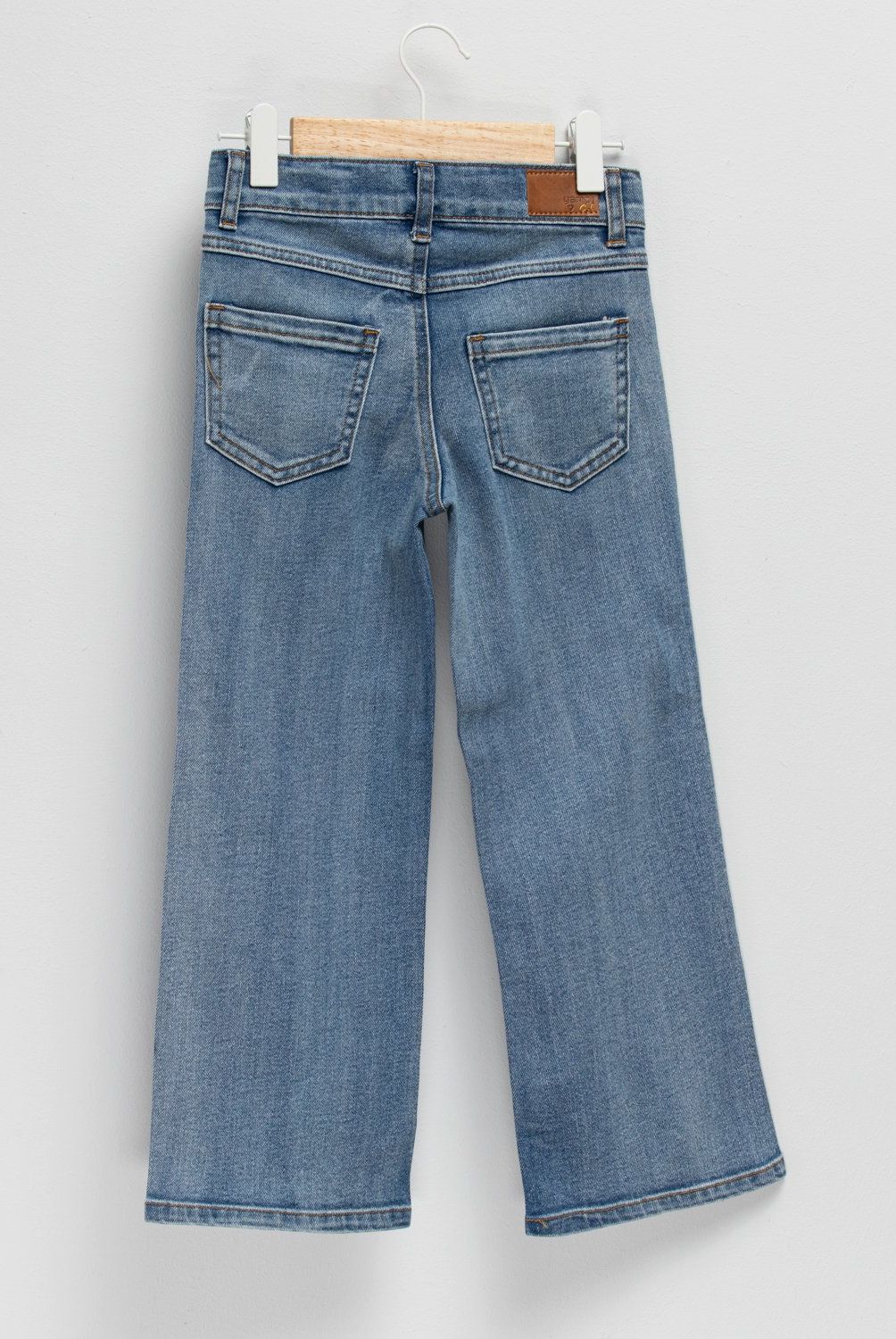 YAMP - Jeans Wide Leg Denim con Strass Niña Yamp