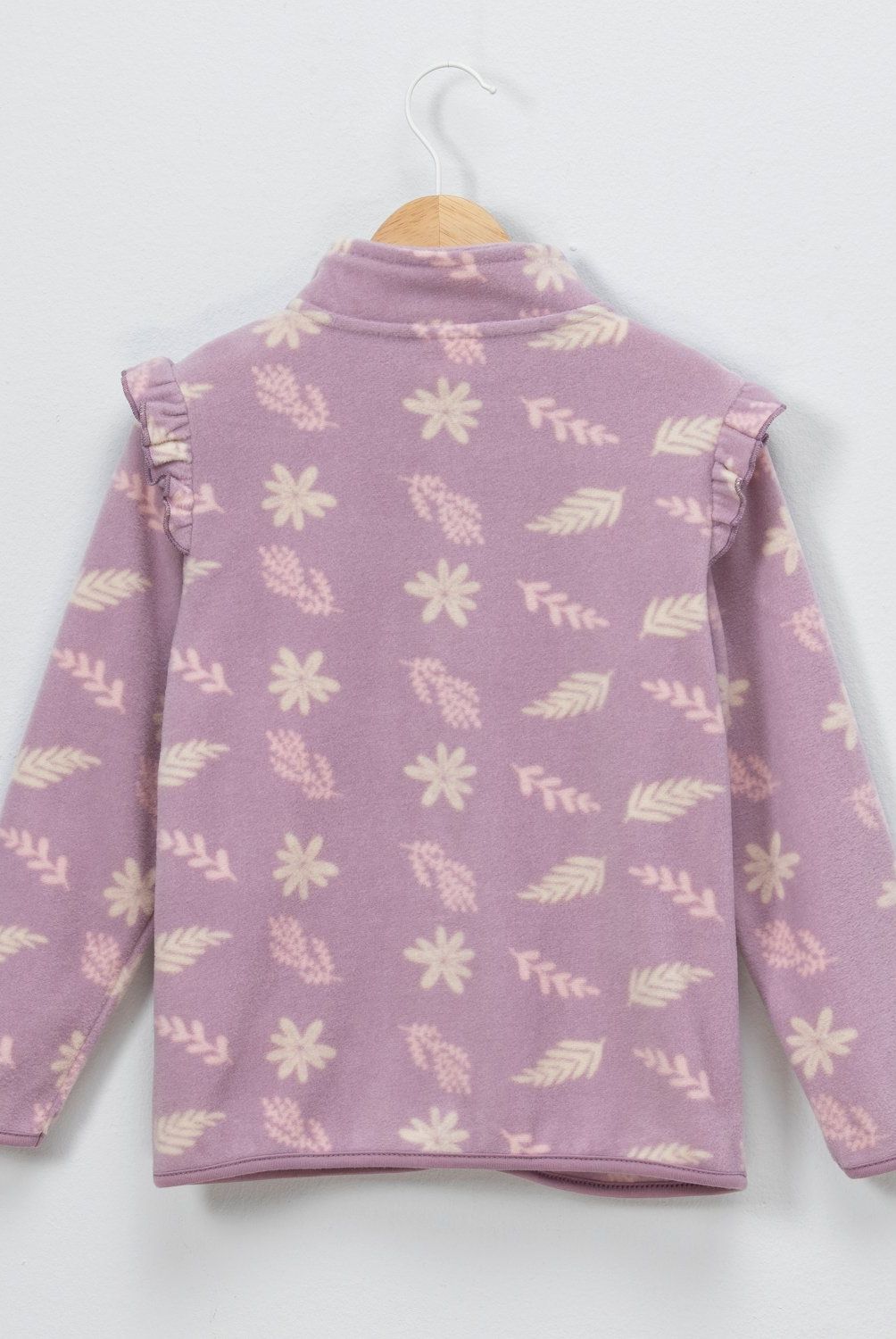 YAMP - Polerón Polar Niña Yamp Estampado Corazones con Volantes