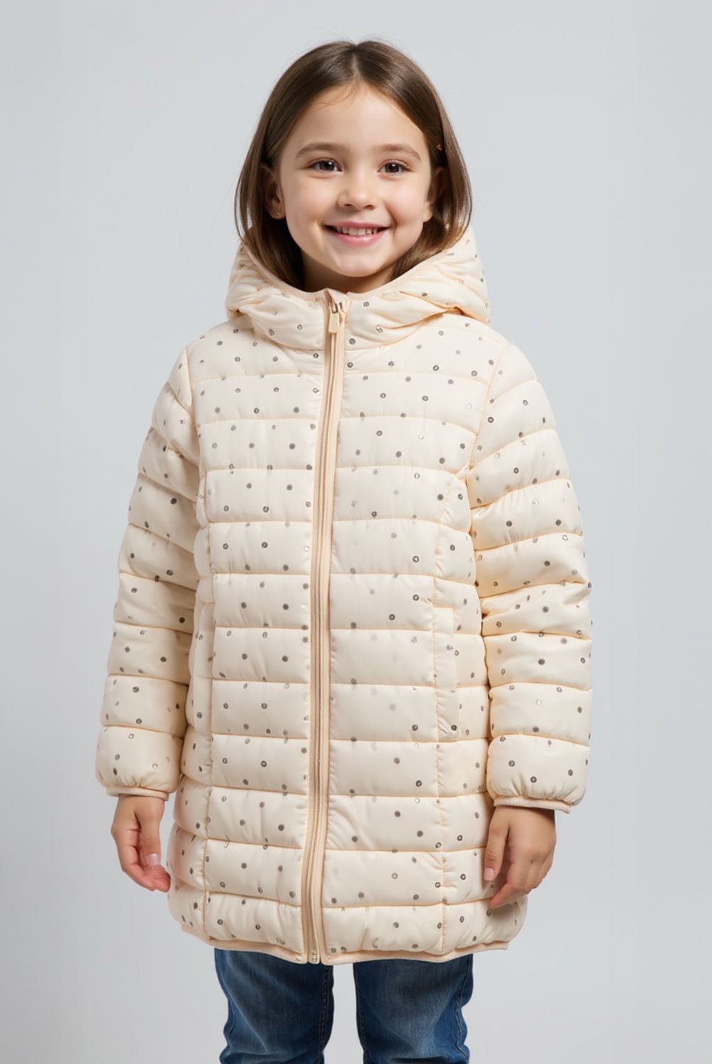 YAMP - Parka Yamp Con Capucha Niña Manga Larga