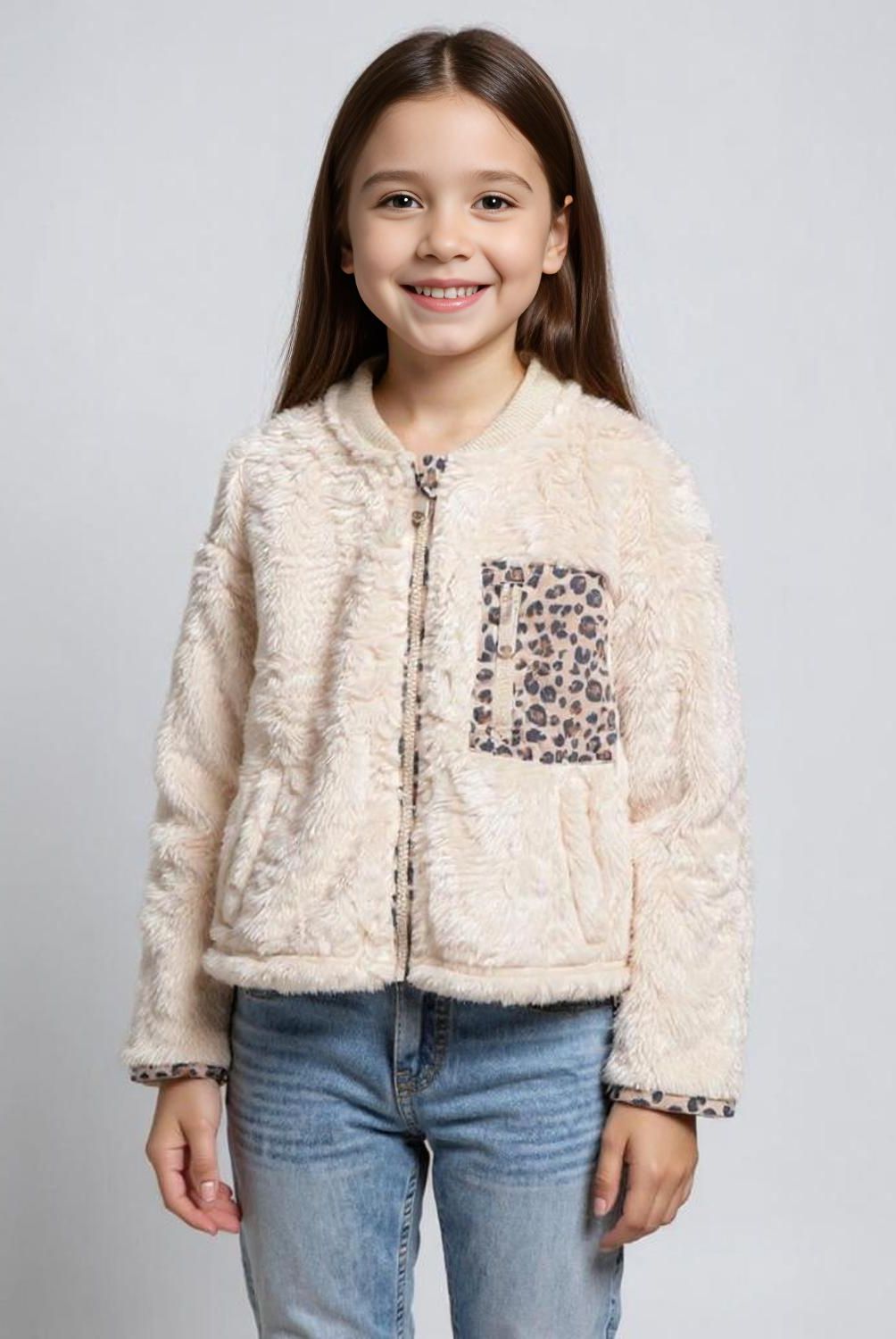 YAMP - Polerón Bomber Peludo Niña Yamp