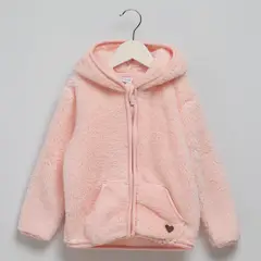 YAMP - Polerón Peludo Con Capucha Niña
