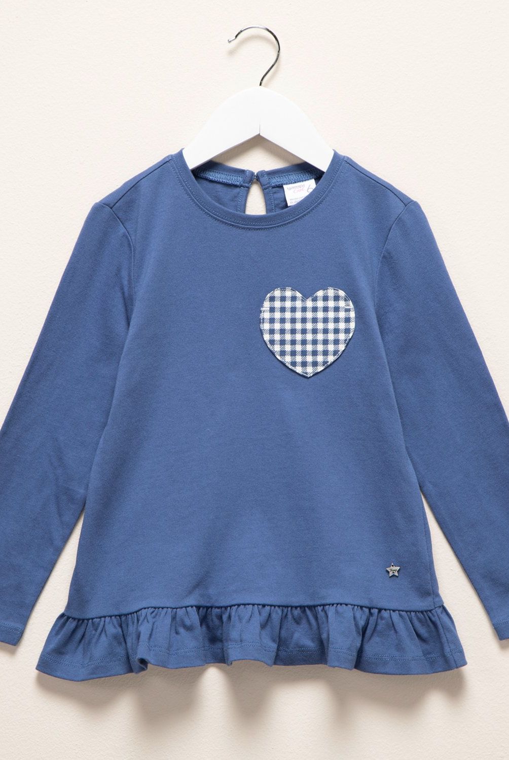 YAMP - Polera Manga Larga Algodón Yamp Niña Estampada