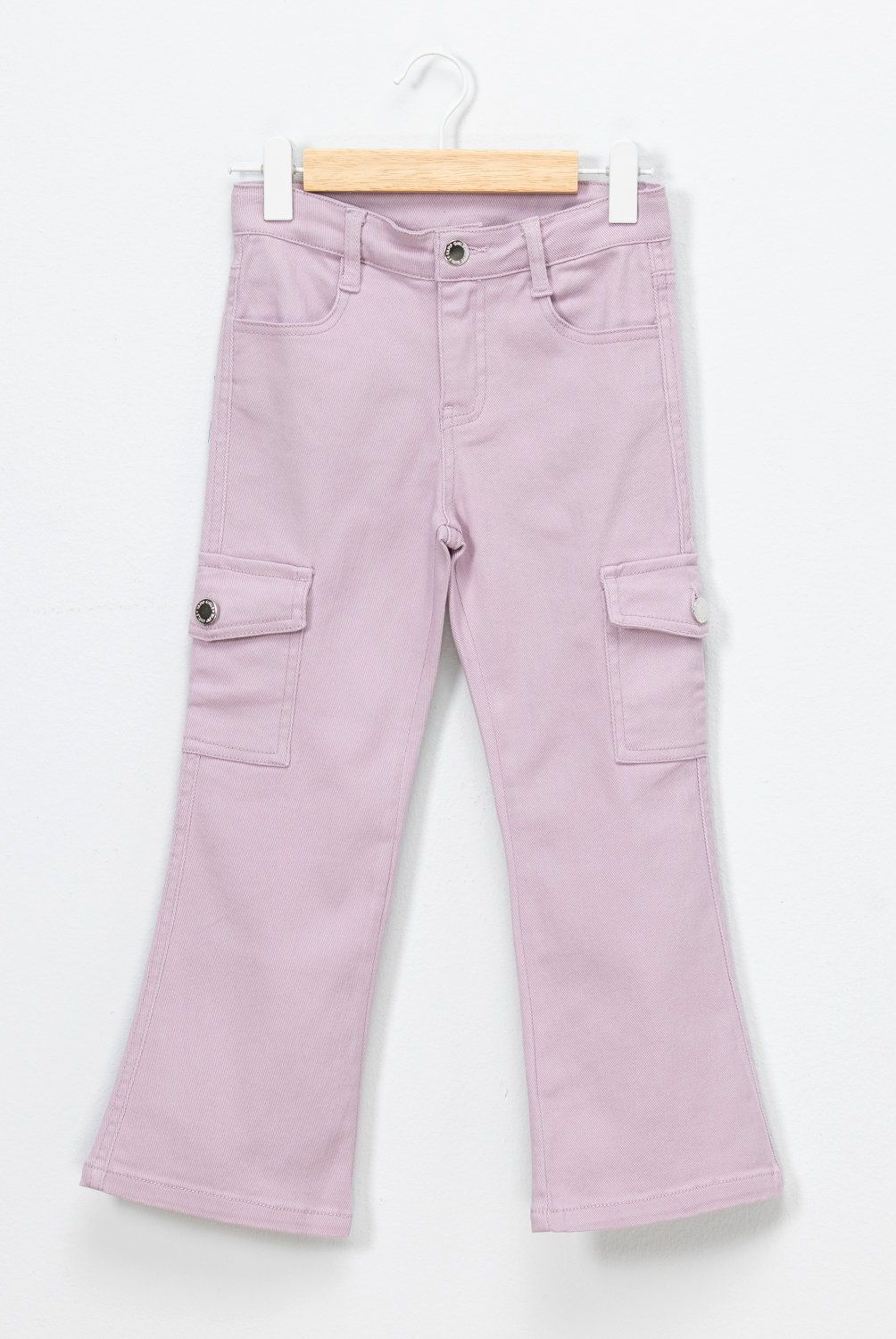 YAMP - Pantalón Cargo Yamp Niña Algodón Tiro Medio Casual