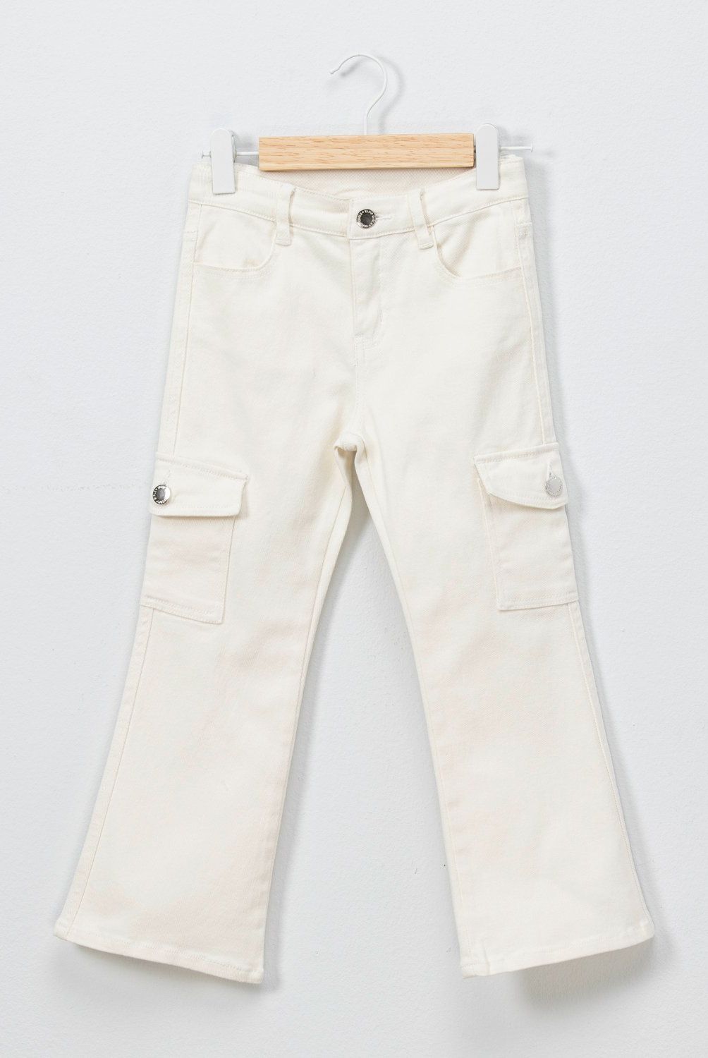 YAMP - Pantalón Cargo Yamp Niña Algodón Tiro Medio Casual