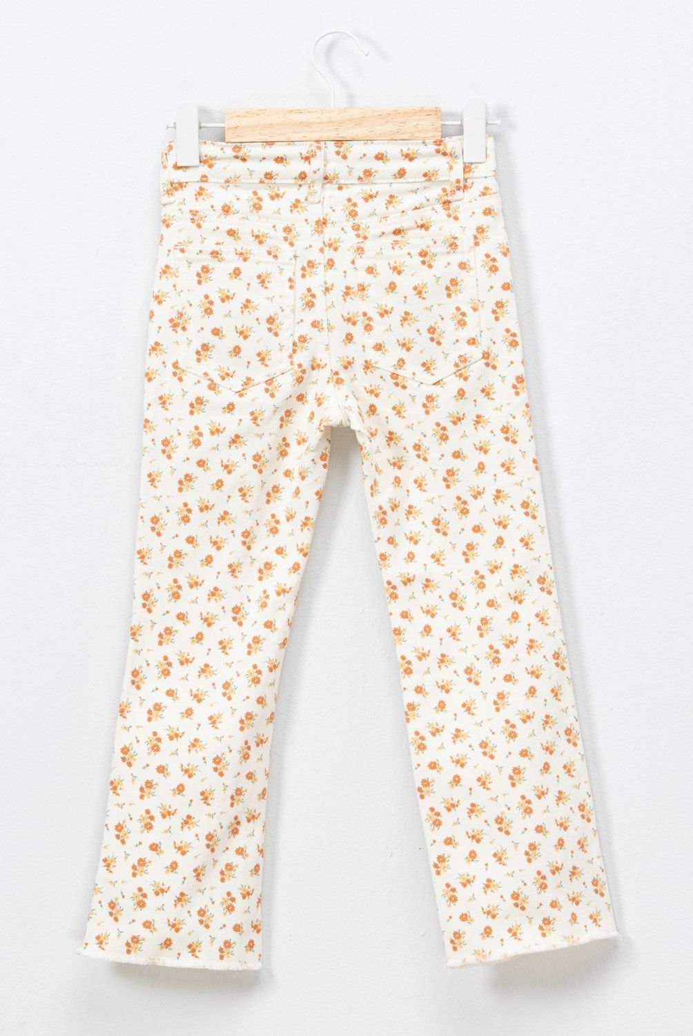 YAMP - Pantalón Flare de Algodón con Diseño Floral Yamp Niña