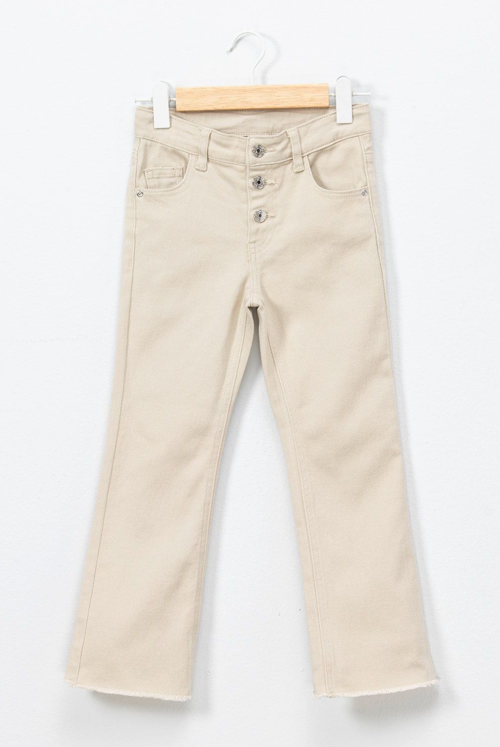 YAMP - Pantalón Flare de Algodón con Diseño Floral Yamp Niña