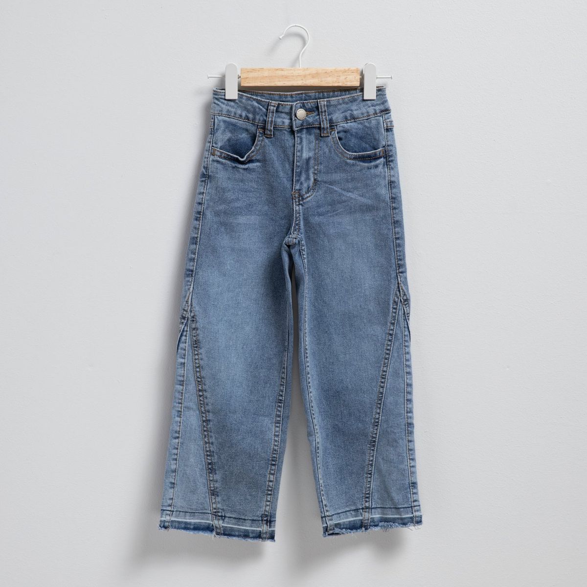 YAMP - Jeans Wide Leg Denim Niña Yamp Tiro Medio