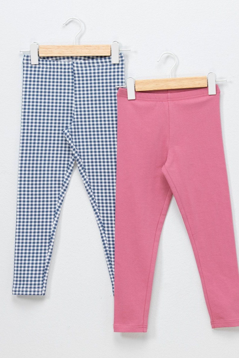 YAMP - Pack 2 Calzas Algodón Niña Yamp Estampadas Tiro Medio