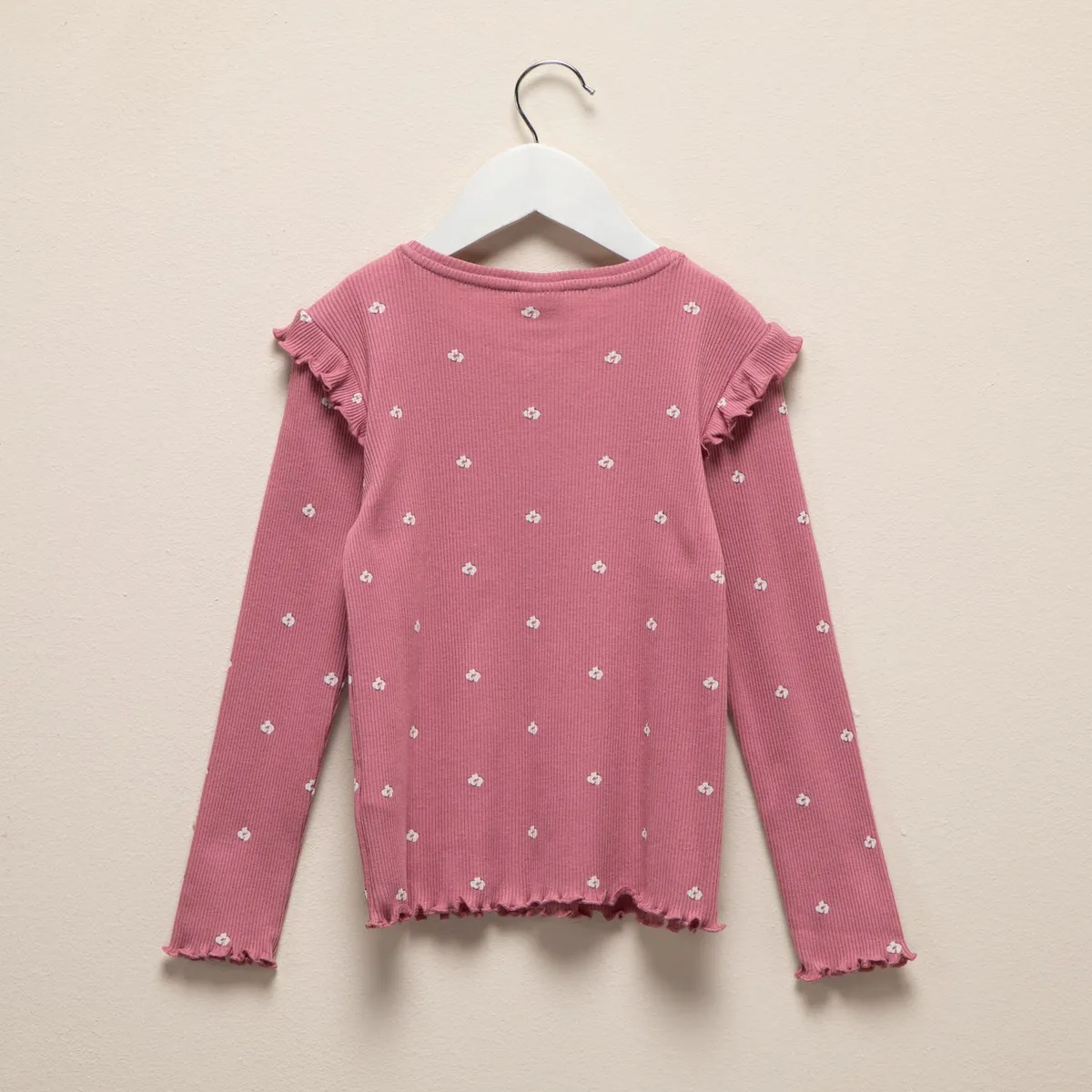 YAMP - Polera Algodón Manga Larga Niña Yamp Casual Estampada