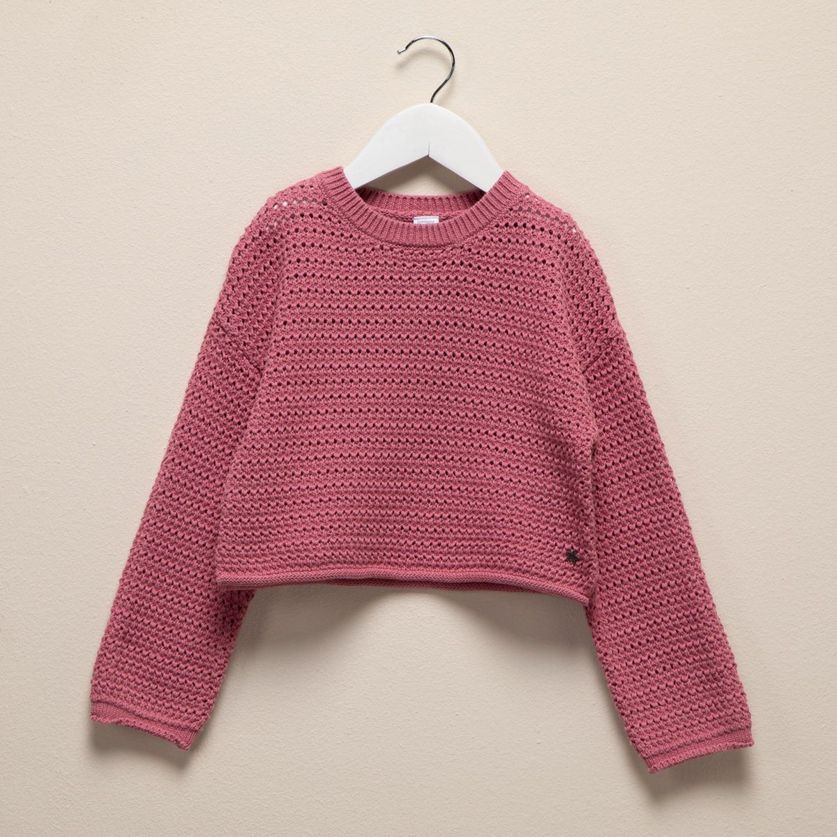 YAMP - Sweater Niña Yamp Algodón Manga Larga Cuello Redondo