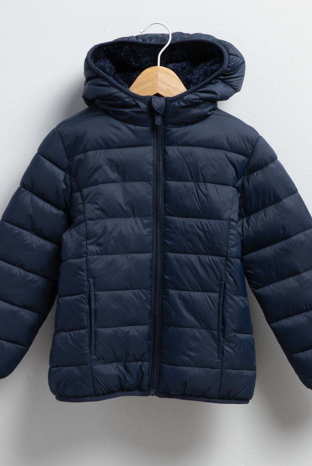 YAMP - Parka Con Capucha Forro Peludo Niña Yamp Diseño Flores