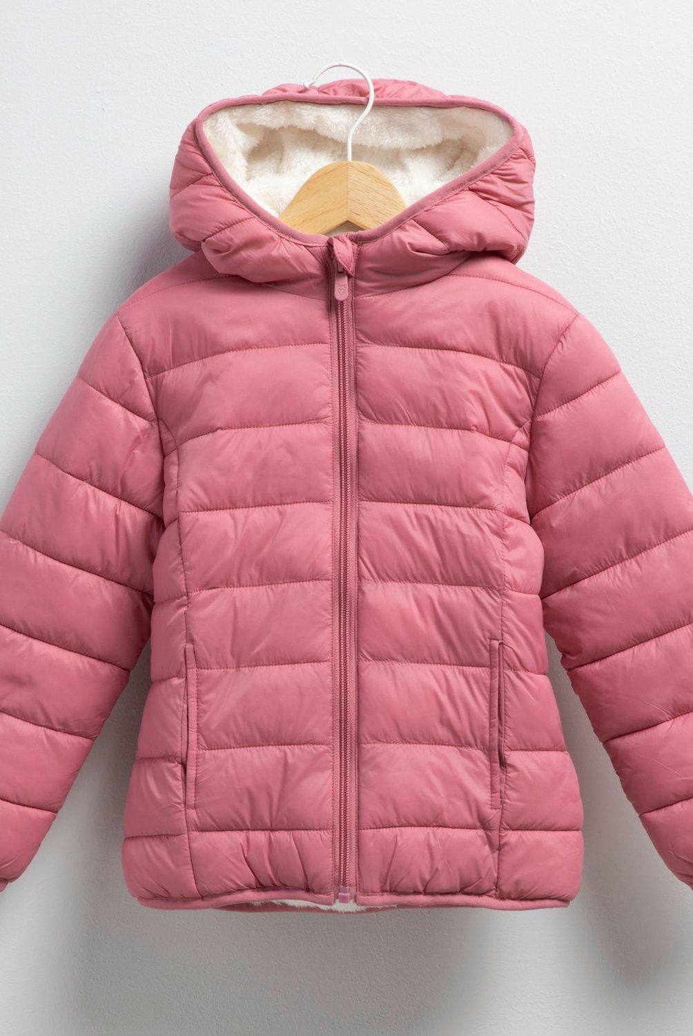 YAMP - Parka Con Capucha Forro Peludo Niña Yamp Diseño Flores