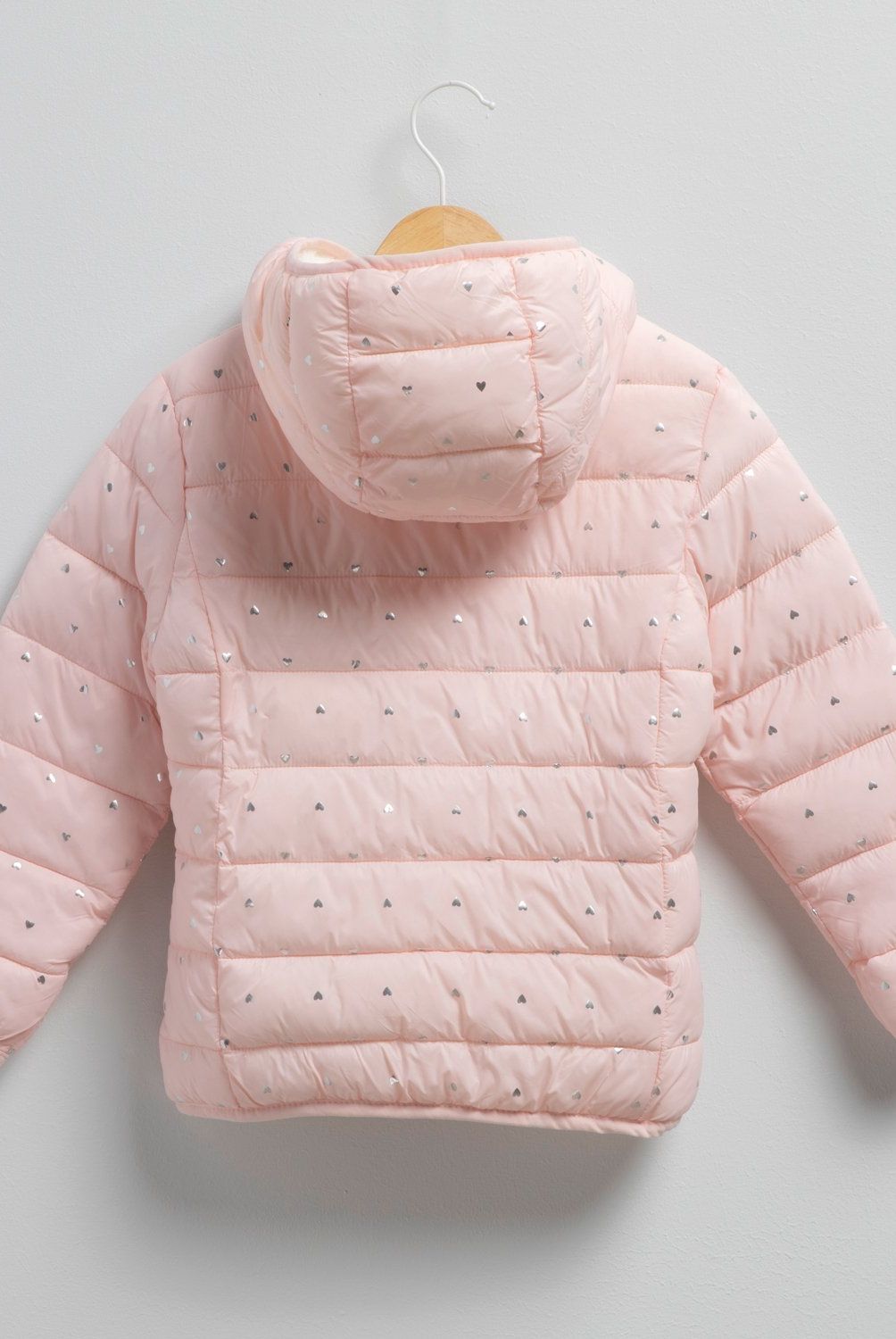 YAMP - Parka Con Capucha Forro Peludo Niña Yamp Diseño Flores