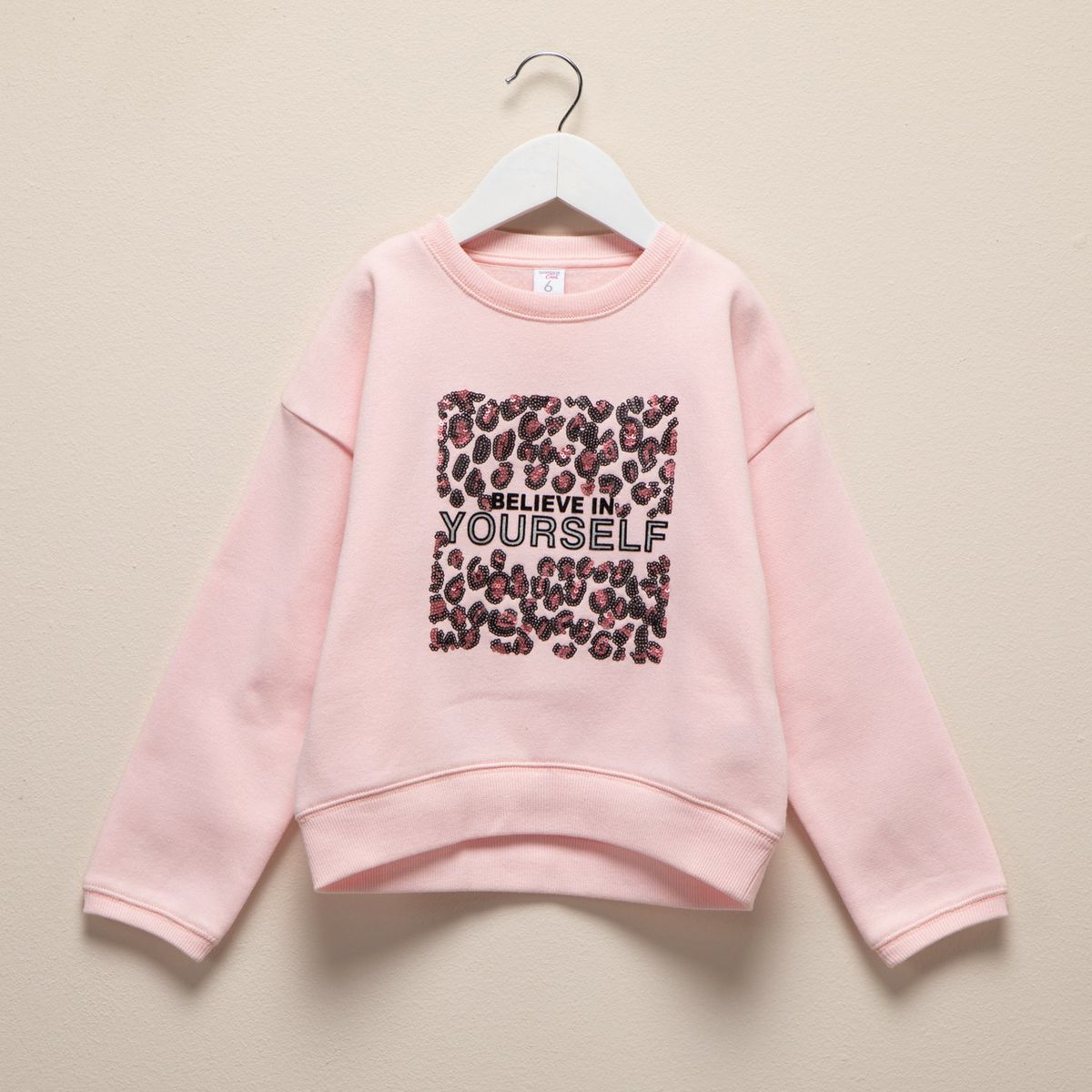 YAMP - Polerón Niña Yamp Polialgodón Manga Larga Diseño Print