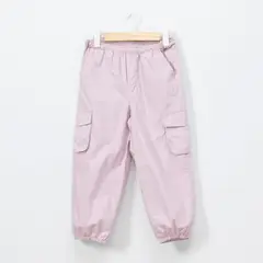 YAMP - Pantalón Parachute Cargo Niña Algodón Tiro Medio