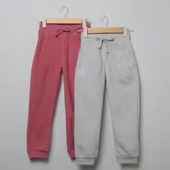 YAMP - Pack 2 Pantalones De Buzo Polar Niña