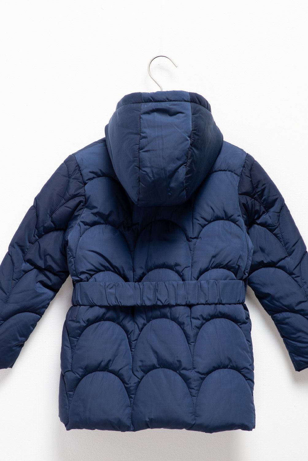 YAMP - Parka Larga Con Cinturón Forro Peludo Niña Yamp