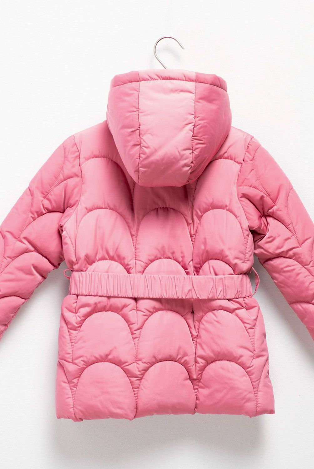 YAMP - Parka Larga Con Cinturón Forro Peludo Niña Yamp