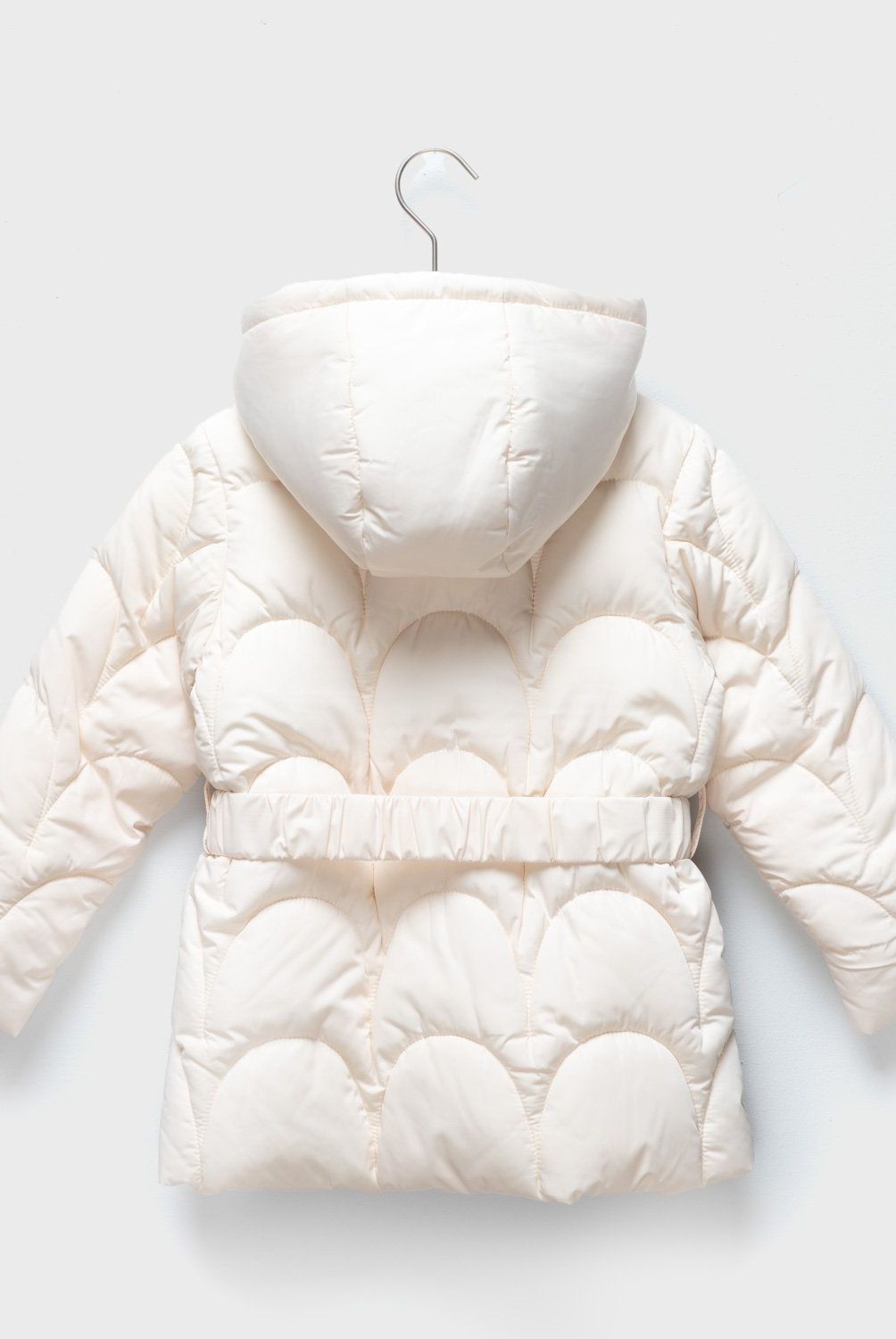 YAMP - Parka Larga Con Cinturón Forro Peludo Niña Yamp