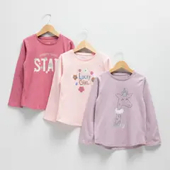 YAMP - Pack 3 Poleras Algodón Niña