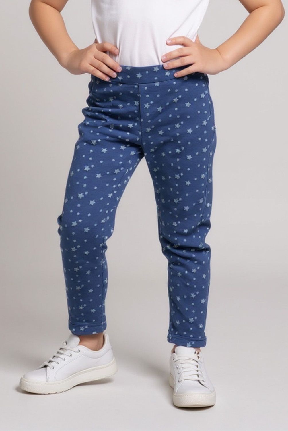YAMP - Calza Forro Peludo Niña Yamp Polialgodón Estampada Casual