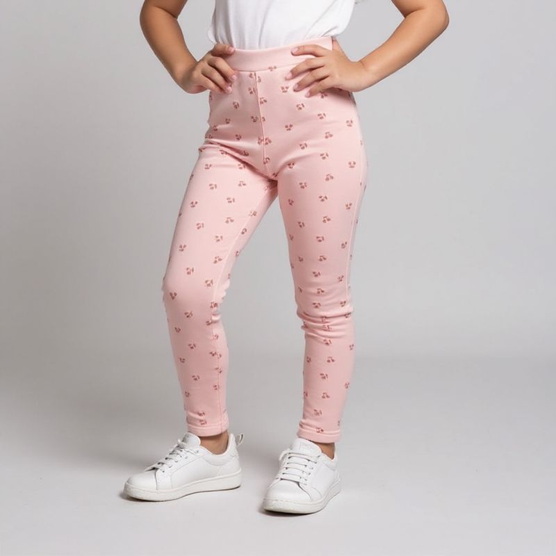 YAMP - Calza Forro Peludo Niña Yamp Polialgodón Estampada Casual