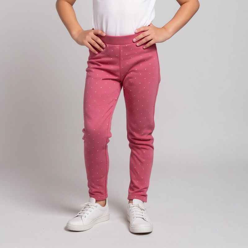 YAMP - Calza Forro Peludo Niña Yamp Polialgodón Estampada Casual
