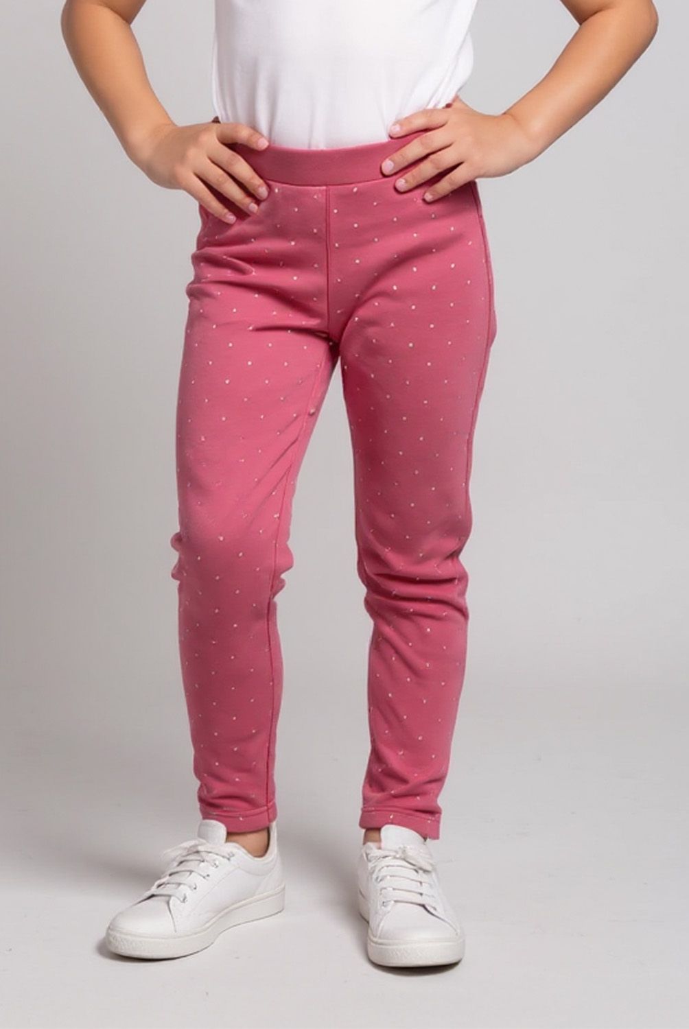 YAMP - Calza Forro Peludo Niña Yamp Polialgodón Estampada Casual