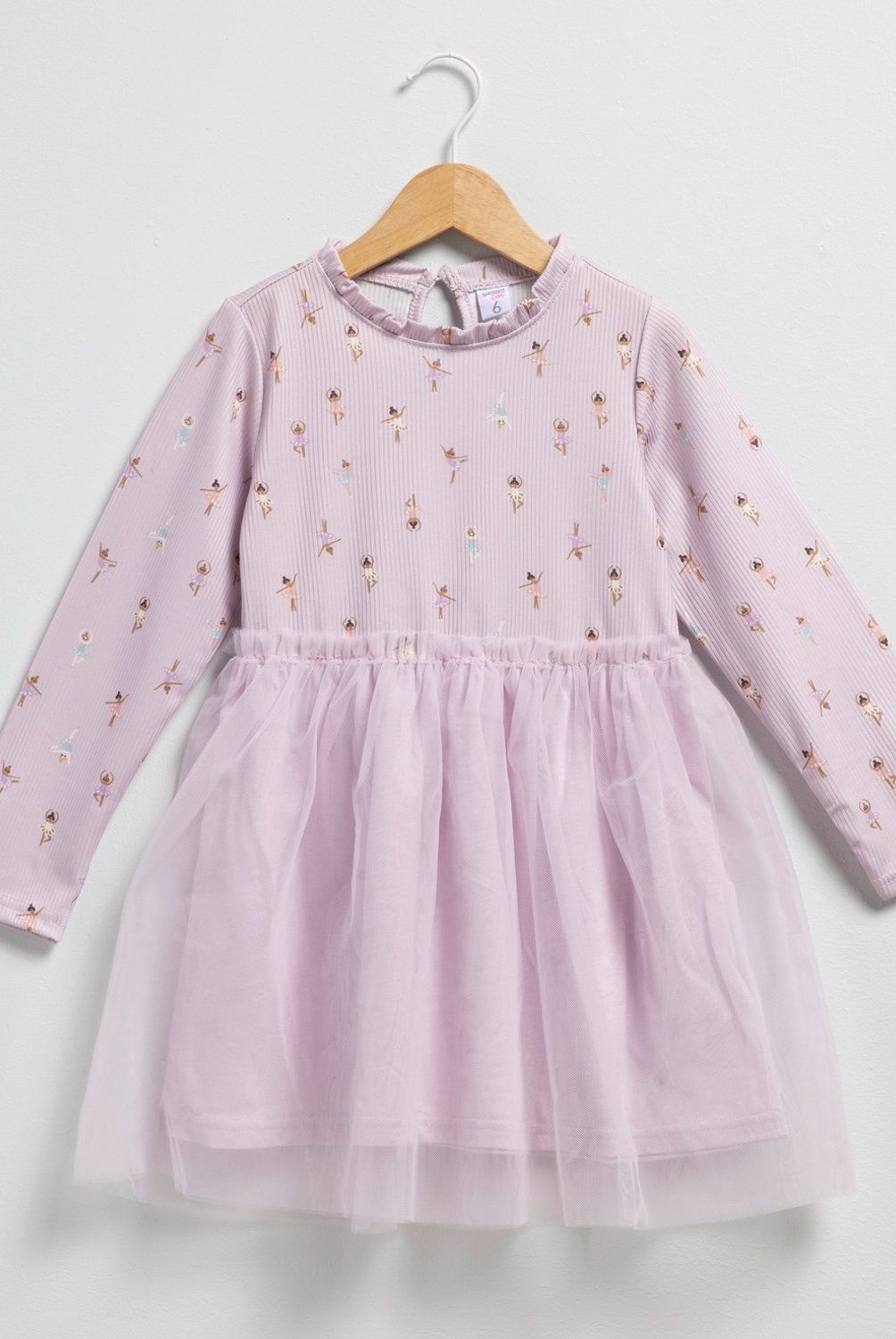 YAMP - Vestido Tutú Manga Larga Niña Yamp Diseño Bailarinas