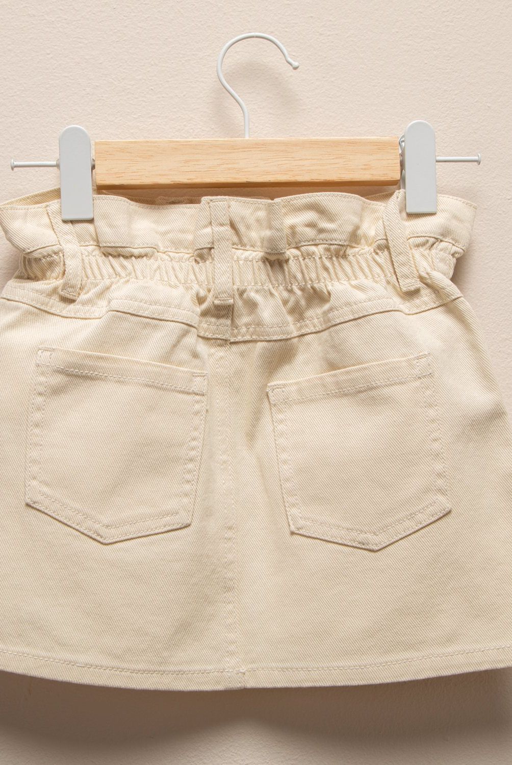 YAMP - Falda Mini Yamp Algodón Flores Niña Cintura Elasticada