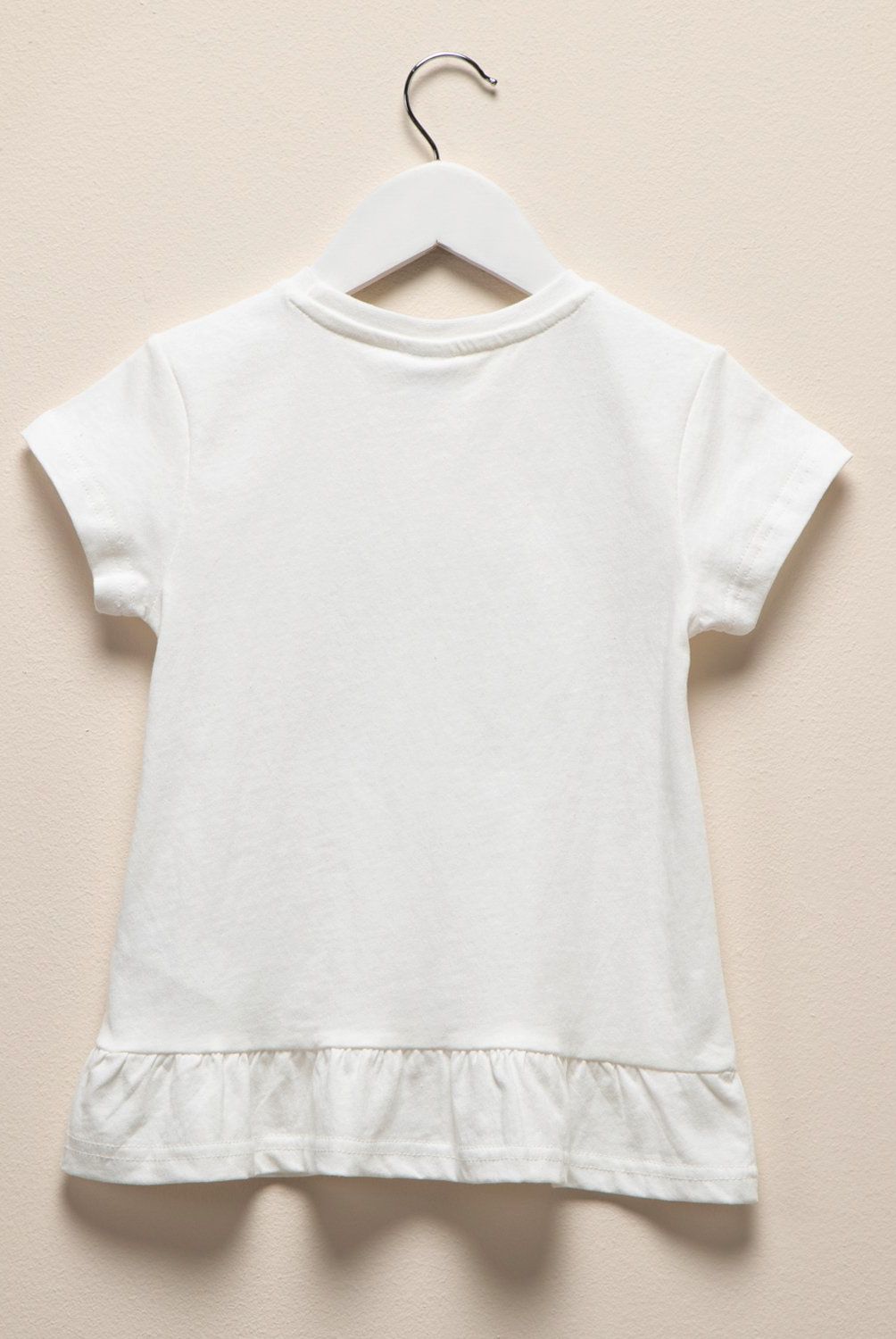 YAMP - Polera Yamp Algodón con Lentejuelas Manga Corta Niña