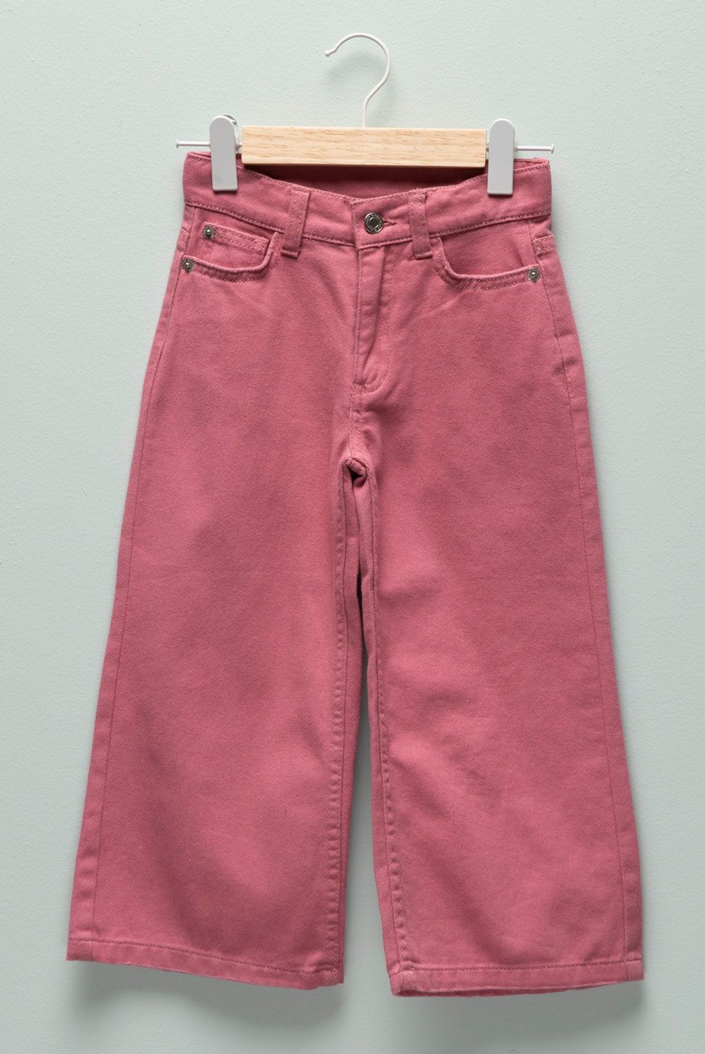 YAMP - Pantalón Yamp Casual 100% Algodón Niña Rayas Wide Leg