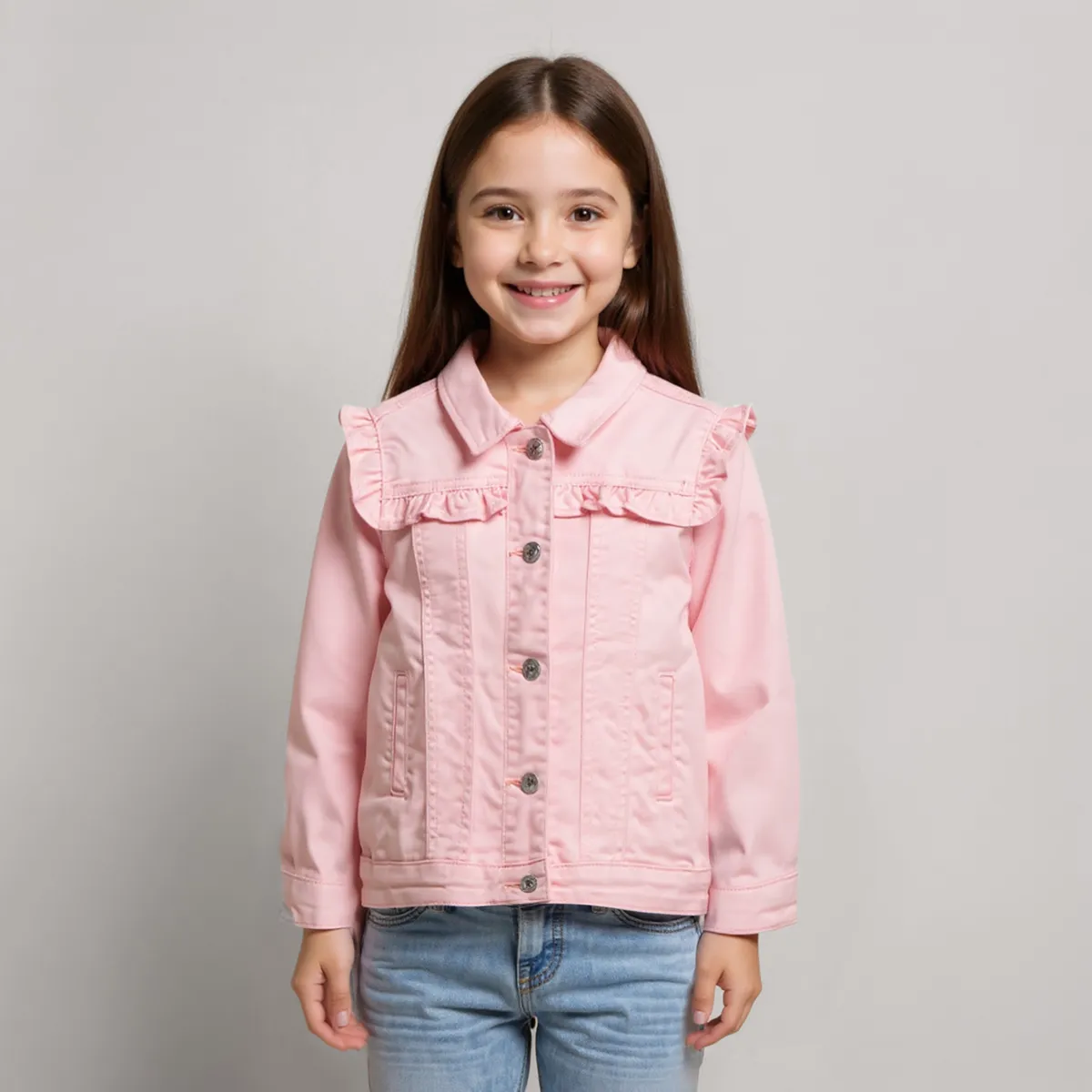 YAMP - Chaquetas Niña Yamp Polialgodón Manga Larga Casual