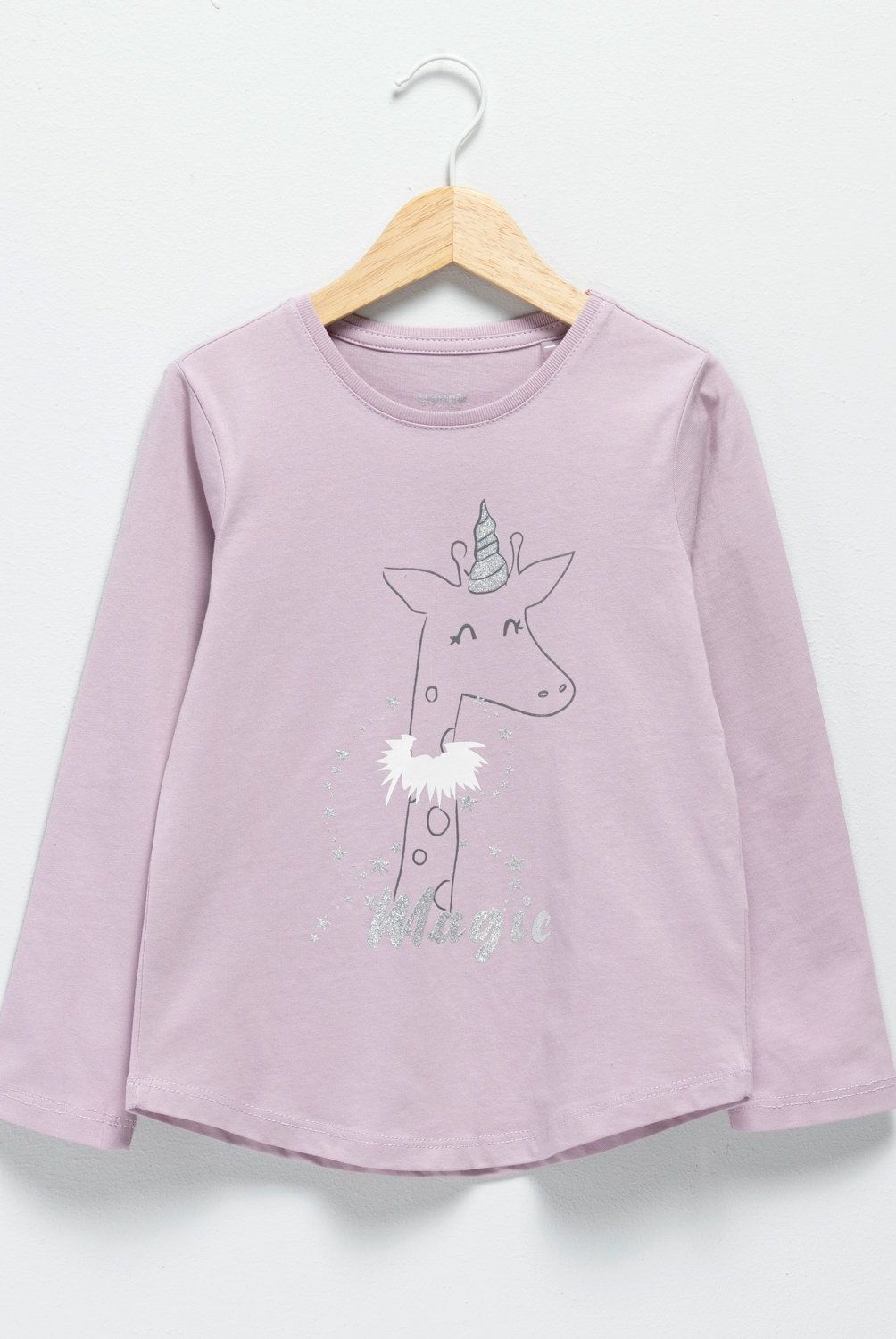 YAMP - Polera Manga Larga Algodón Estampada Niña Yamp