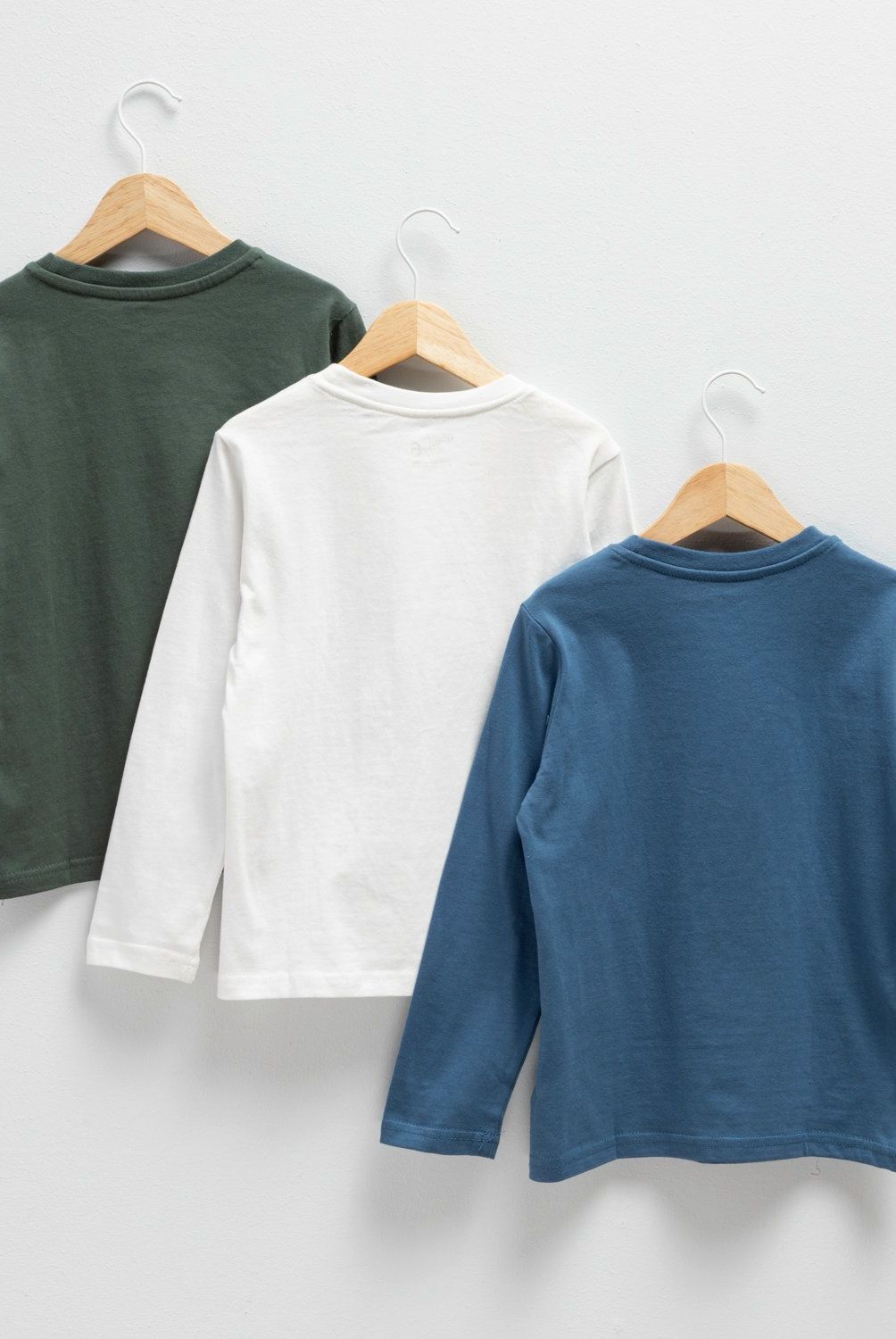 YAMP - Pack 3 Poleras Algodón Niño Yamp Estampadas Manga Larga