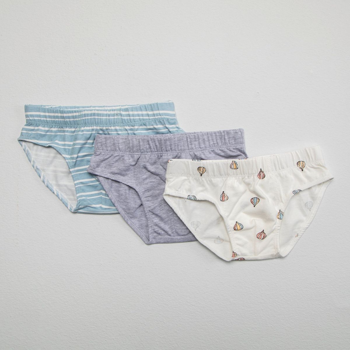 YAMP - Slips Niño Algodón Pack x3 Yamp Estampados y a Rayas