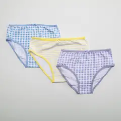 ELEVEN - Calzones Algodón Niña Pack x3 Diseño Variado