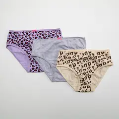 ELEVEN - Calzones Niña Pack De 3 Unidades Algodón