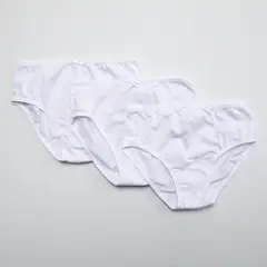 ELEVEN - Calzones Algodón Niña Pack x3 Blancos