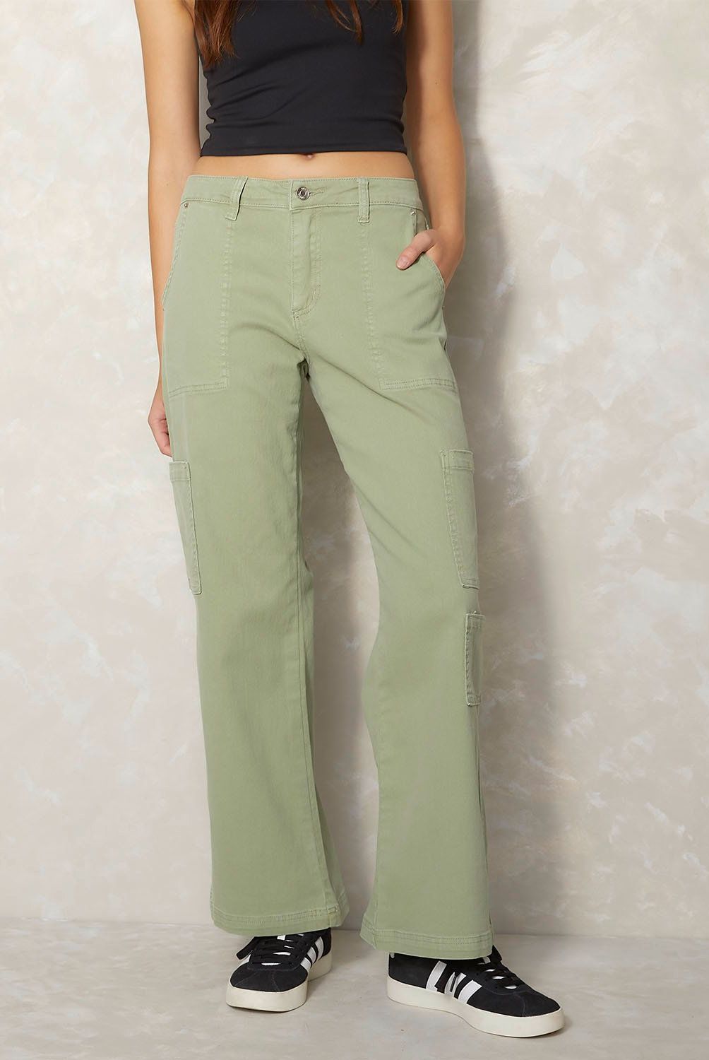 SYBILLA - Pantalón Sybilla Wide Leg Tiro Medio Mujer