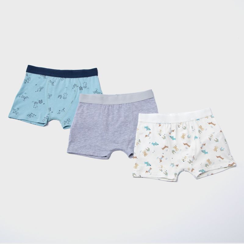 YAMP - Pack de 3 Boxers Niño Algodón Estampados Yamp